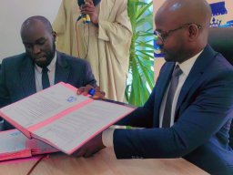 Signature de la convention de financement de 500 millions FCFA au profit du Réseau des m Groupements des Femmes de Développement de Kaolack